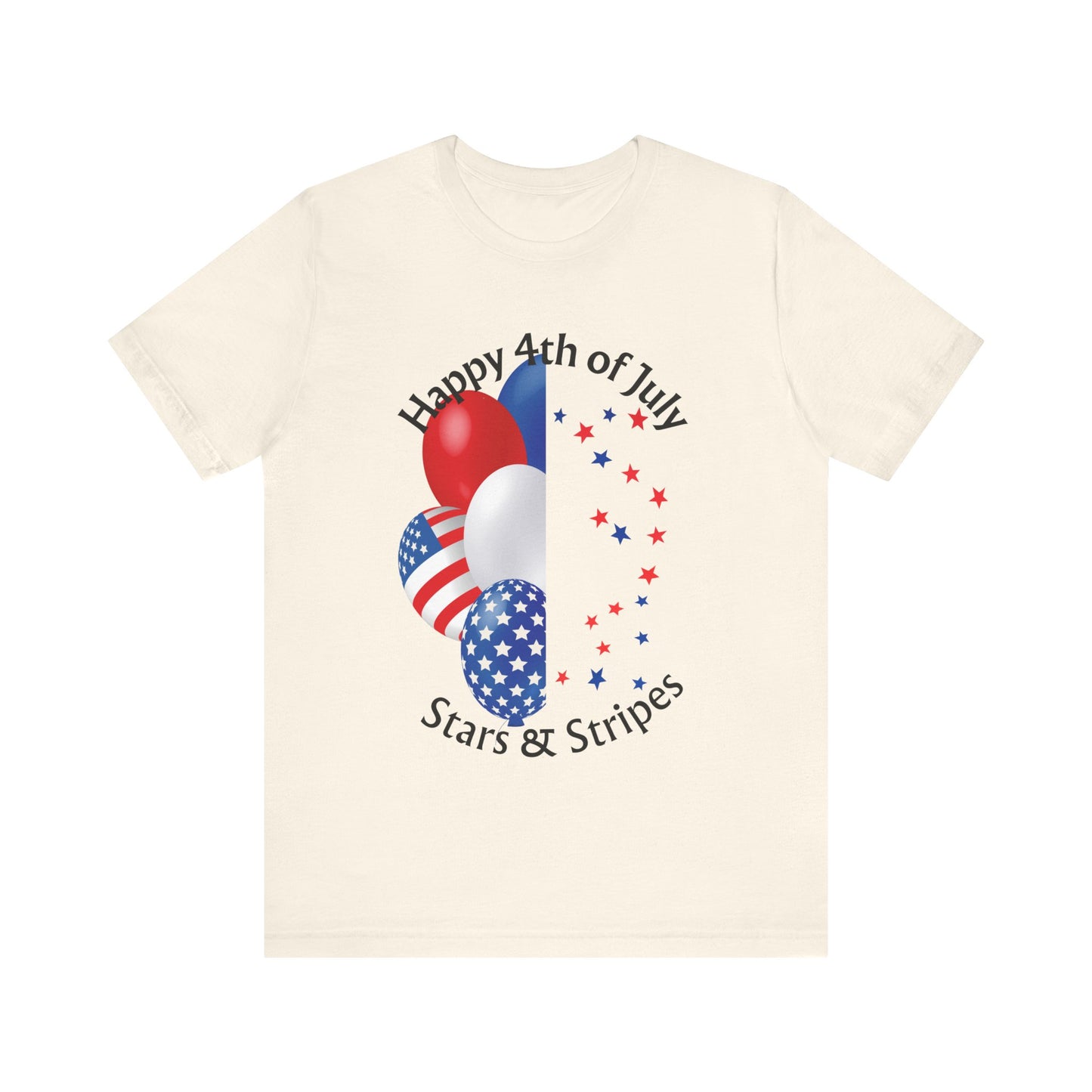 Happy 4th of July Stars Tee