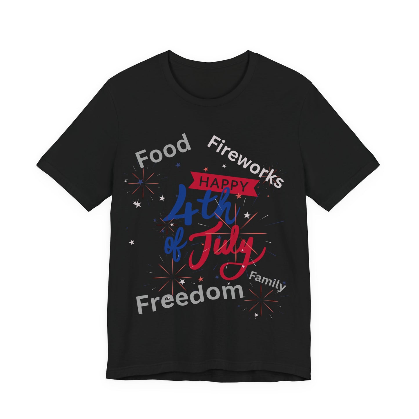 Happy 4th of July Fireworks Tee
