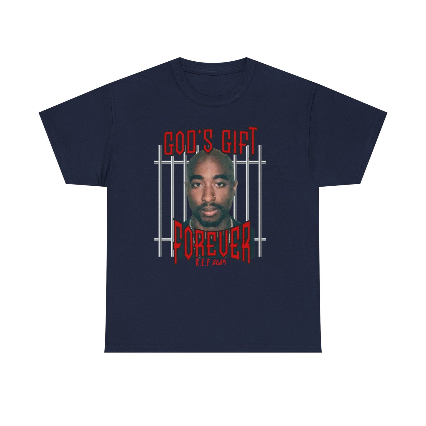 Graphic Tee — "God's Gift Forever" Memorial Portrait Shirt