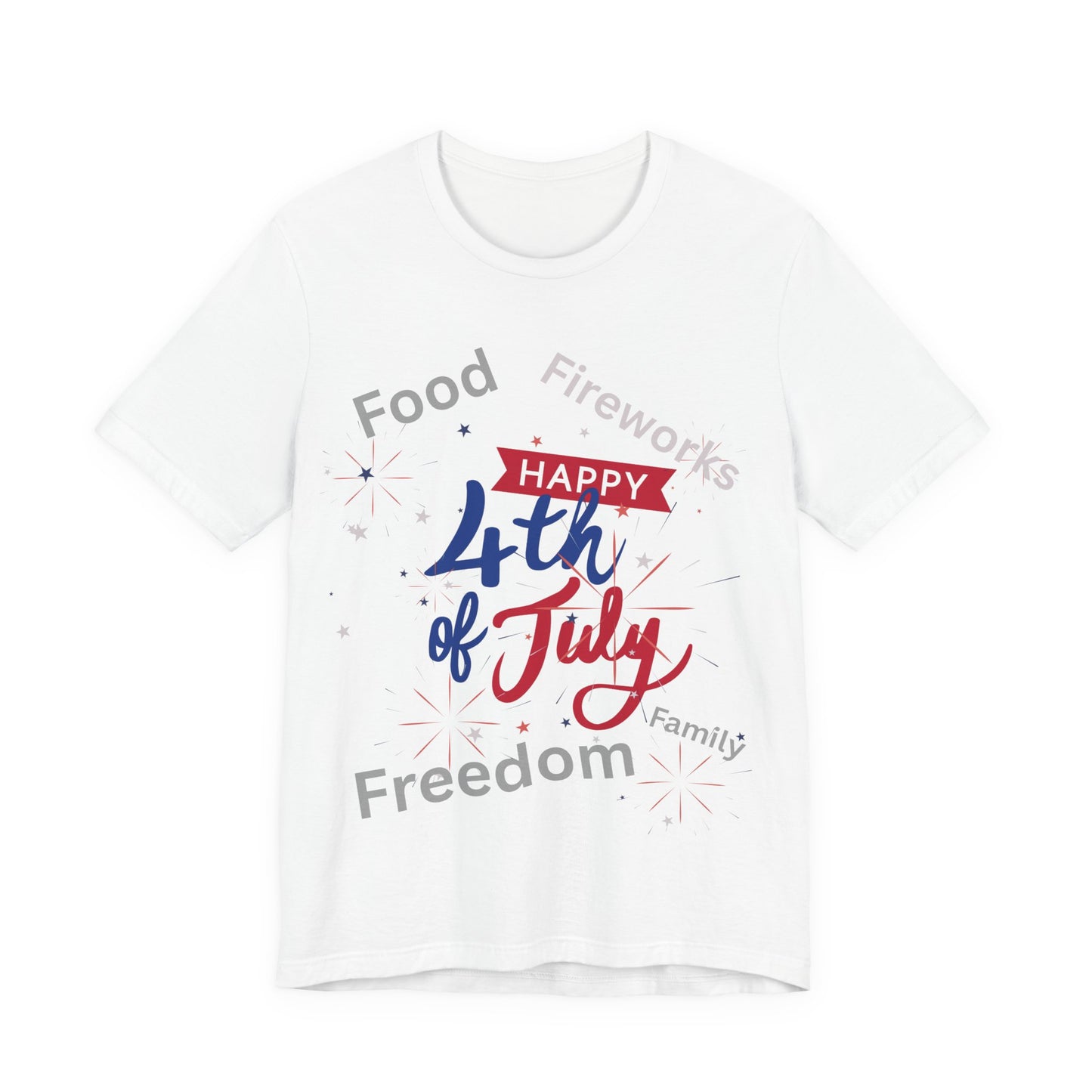 Happy 4th of July Fireworks Tee