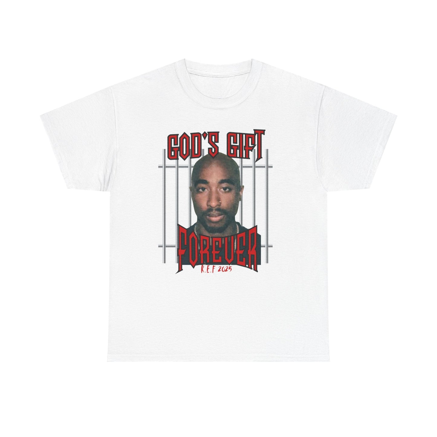 Graphic Tee — "God's Gift Forever" Memorial Portrait Shirt