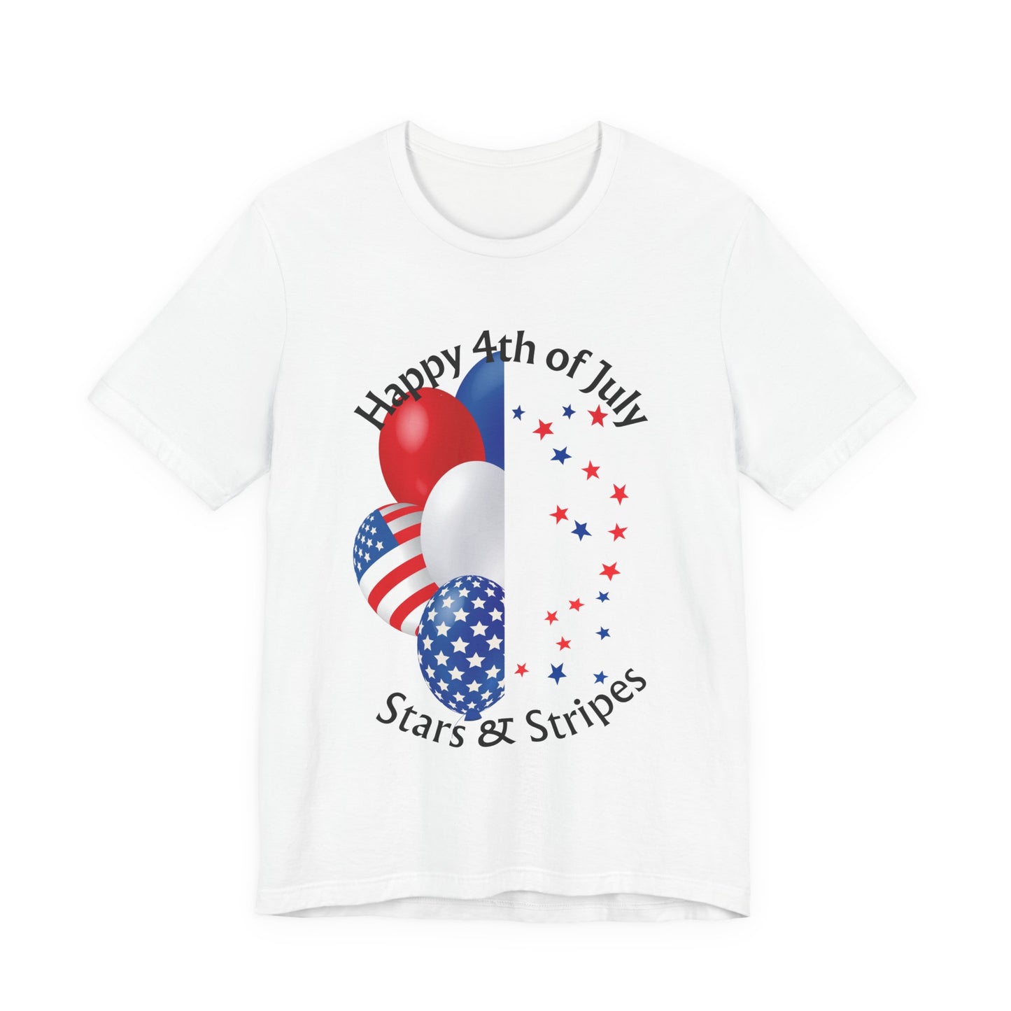 Happy 4th of July Stars Tee