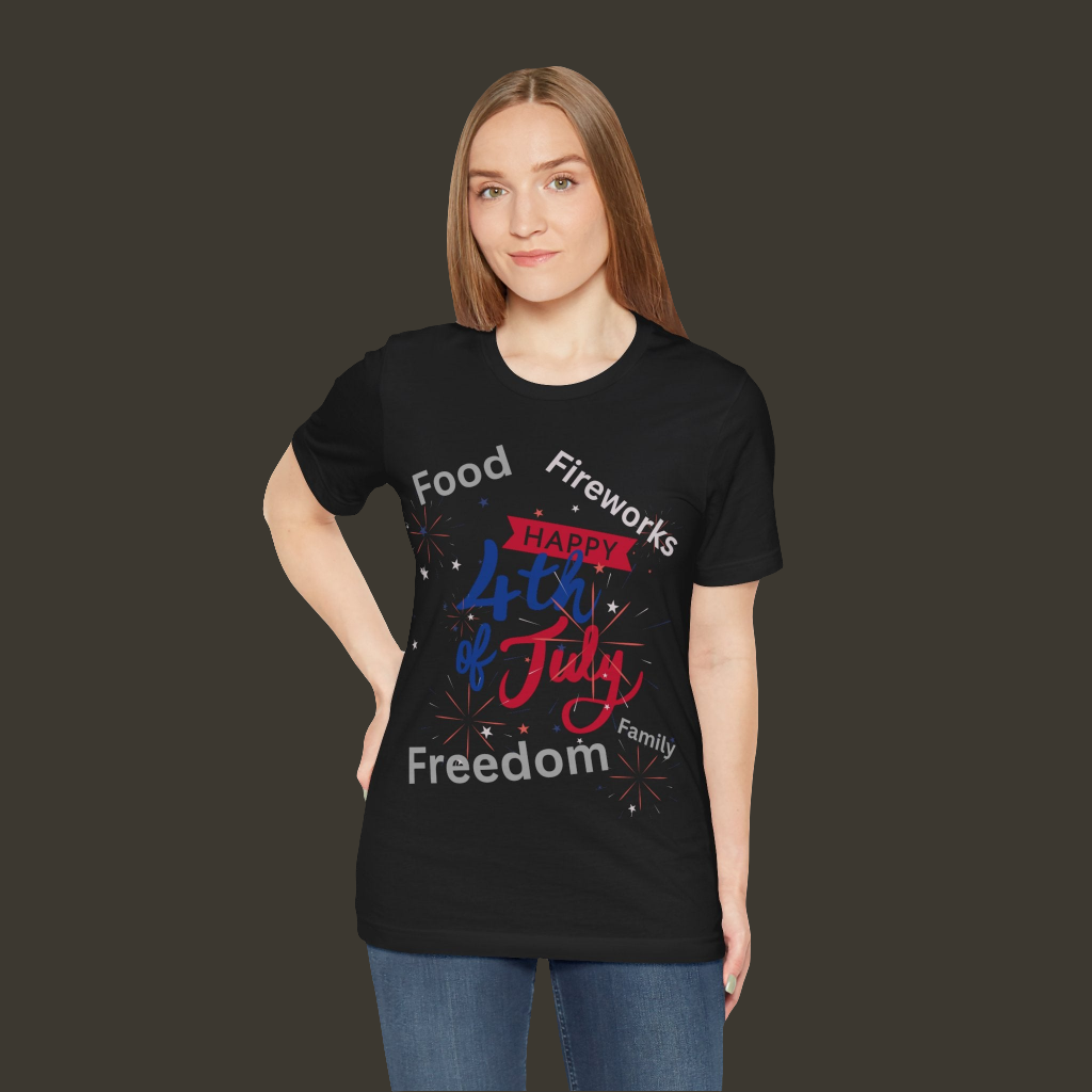 Happy 4th of July Fireworks Tee