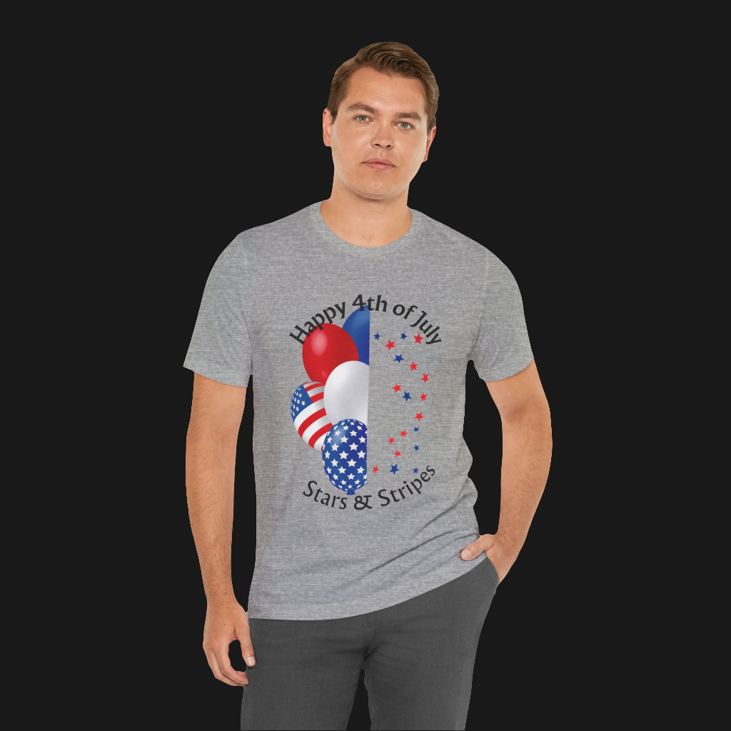 Happy 4th of July Stars Tee