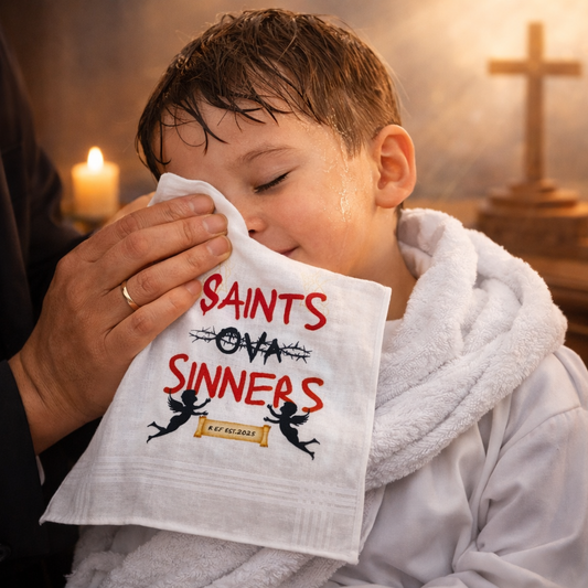 Saint ova Sinner Prayer Cloth