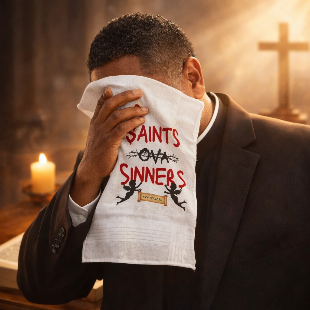 Saint ova Sinner Prayer Cloth